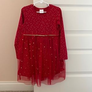 Hanna A red and gold dress EUC!